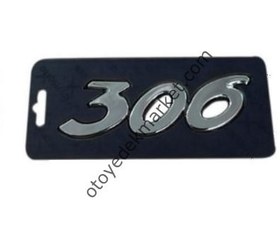 Resim Peugeot 306 Bagaj Yazısı ''306'' (İthal) 