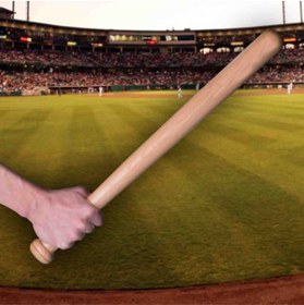 Resim FırsatVar 2 Adet Özel Ahşap Beyzbol Oyun Sopası 