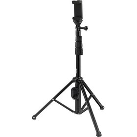 Resim Puluzpuluz Bluetooth Deklanşör Uzaktan Selfie Çubuğu Tripod Siyah (Yurt Dışından) 