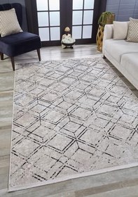 Resim Rust Lila Modern Pamuk Makine Halısı 120x200 