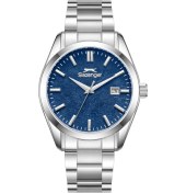 Resim Slazenger Sl.09.2520.1.03 Takvimli 10 Atm Suya Dayanıklı Çelik Kasa Metal Renk Erkek Kol Saati Metal 