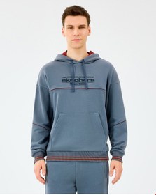 Resim Skechers M Hoodie Sweatshirt Erkek Gri Sweatshirt S2520227-3998 Gri 