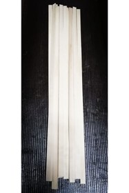 Resim Genel Markalar Beyaz Ahşap Çıta 20mmx10mmx100cm 10 Adet 