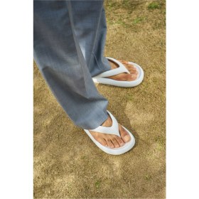 Resim Ozyo Antonio Beyaz Erkek Parmak Arası Eva Plaj Terliği 