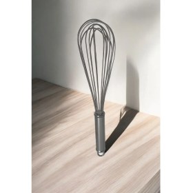 Resim Paslanmaz Çelik 35 cm Büyük Boy Çırpıcı, Profesyonel Kullanım Için Uygun 