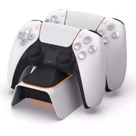 Resim COMSE Ps5 Joystick Işıklı Şarj Istasyonu Şarj Standı 0521 