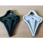 Resim Aldım Geldi Tesla Anahtarlık Organik Plastikten Aksesuar Hediyelik 