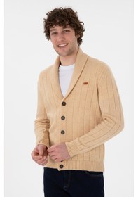 Resim U.s. Polo Assn. Erkek Kum Hırka Triko 50297061-vr085 Kum 
