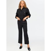 Resim Faik Sönmez Dikiş Detaylı Staright Fit Kadın Pantolon W26PNT004 (UW26PNT004) 