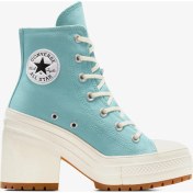 Resim Converse Chuck 70 De Luxe Heel Kadın Mavi Platform Sneaker 