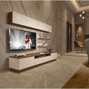 Resim Decoraktiv Trendstyle 5s Slm Tv Ünitesi Tv Sehpası - Ceviz - Beyaz 