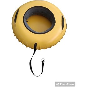 Resim Karkay Şişme Kar Kızağı İpli 90 CM Sarı 