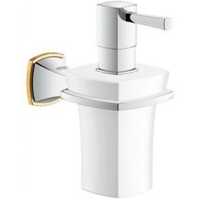 Resim Grohe Sıvı Sabunluk + Tutacağı Krom/altın - 40627ıg0 