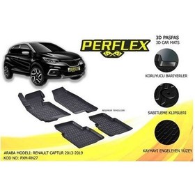Resim Perflex Pxm-rn27 Paspas 3d Havuzlu X-mat Captur 2013-2018 