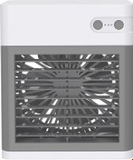 Resim Ofis Ev Için Mini Sprey Fan Şarjlı Klima Fanı, Beyaz 7972 Beyaz 