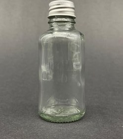 Resim 6 Adet Şeffaf Cam Shot Şişesi Sızdırmaz Gümüş Metal Kapaklı Kolonya Koku Süs Çok Amaçlı Şişe 30ml 