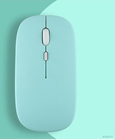 Resim Huawei Uyumlu Tablet Şarj Edilebilir Sessiz Mouse Bluetooth + 2.4hz Wifi 