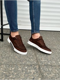 Resim Taşpınar Ayakkabı H. Özel%100 Hakiki Nubuk Deri Ortopedik Erkek Yazlık Rahat Günlük Sneaker Ayakkabı 40-44 