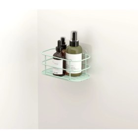 Resim Tekno-tel Teknotel Yapışkanlı Banyo&mutfak Rafı Yeşil Grena Seri ST121 