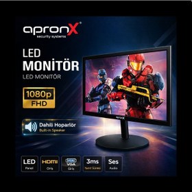 Resim Apx-nws22 22" Led 1080p Vga+hdmi+dahili Hoparlör 