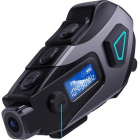 Resim Motosiklet Kask Bluetooth Kulaklık Uzun Pil Ömrü Kamera Ve Sesli Komut Destekli Çok Renkli 
