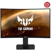 Resim Asus TUFVG32VQR 31.5 inç 1 ms HDMI Display 165 Hz Curved LED QHD Oyun Bilgisayar Monitörü 