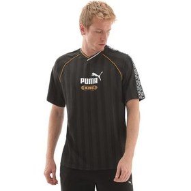 Resim Puma Kıng Relaxed Football Jersey T-Shirt Siyah 