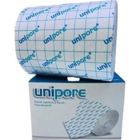 Resim Unipore Fix Esnek Flaster Sabitleme Bandı 10 M x 10 CM 10 Adet 