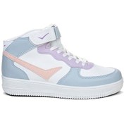 Resim Yarım Bilek Boğazlı Basket Günlük Rahat Spor Ayakkabı Sneaker Pudra - Mavi 