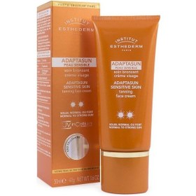 Resim Institut Esthederm Adaptasun Tanning Face Cream Normal To Strong Sun 50 ML 
