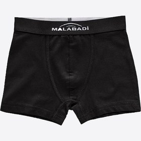 Resim Malabadi Erkek Çocuk Siyah Gri Füme 3 Lü Paket Pamuk Elastan Boxer 208 Siyah-gri-füme 
