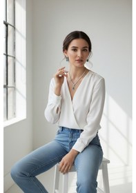 Resim Gümüş Kaplama Yeşil Damla Taşlı Şık Düğün Seti Gümüş 