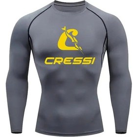 Resim Snapbuy Erkekler Uv Koruma Rashguard Kısa Kollu Mayo - Sörf, Dalış Ve Yüzme İçin Denizanası Önleyicimor Mor 