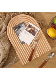 Resim Morponi Bambu Sunum Tahtası- Kesme Tahtası- Dekoratif Tahta 32 Cm X 24 Cm Bambu 