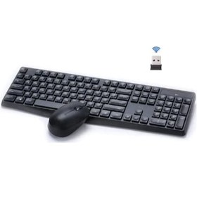 Resim Hp 7YA13PA CS10 Kablosuz Usb Türkçe Q 2.4 Ghz Sessiz Tuş Takımı Klavye Mouse Set Siyah 