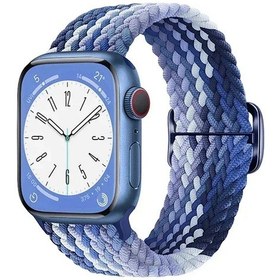 Resim iOs Uyumlu İçin Naylon Kayış İzle Ultra 2 Bant 49mm 40mm 44mm 41mm 38 45mm Elastik 03 Blueberry 42mm 44mm 45mm 49mm 