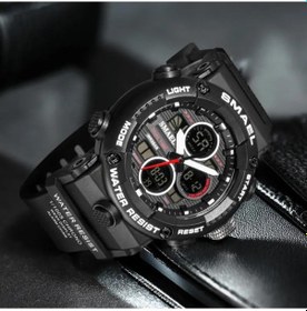 Resim Smael Erkek Kol Saati Analog Dijital Spor Moda Trend 8038S Saat 