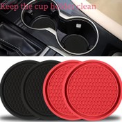 Resim 2 adet/4 adet Araba Yaratıcı Su Bardağı Altlığı Moda Yaratıcı Isı Yalıtım Bardağı Altlığı Araba Bardağı Altlığı 