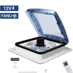 Resim Suga 40x40cm Fanlı, Kumandalı, Yağmur Sensörlü Heki Beyaz 