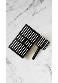 Resim Kaliteli Ve Modern Tasarımlı Siyah Robot Yağmur Duş Seti Lına Diğer 