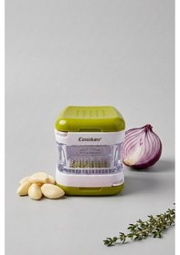 Resim Cooker Hazneli Sarımsak Ezici Yk1834 Yeşil 