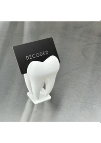 Resim Diş Şeklinde Kartvizit / Notluk 3d Yazıcı Baskı Pla 10 Cm 