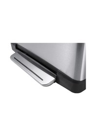 Resim Primanova E-Cube Paslanmaz Çelik Pedallı Çöp Kovası 30 Lt D-14679 Mat 