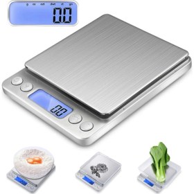 Resim Tp Pratik Dijital Hassas Mutfak Terazisi Hassas Tartı 2000 Gr./0.1 Gr. Hassasiyet ( Lisinya ) 