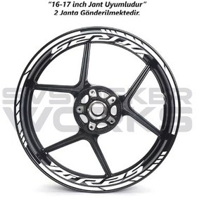 Resim Yamaha Yzf-r25 Jant Sticker Dış Ve İç Set Sticker Jant Şeridi Beyaz 