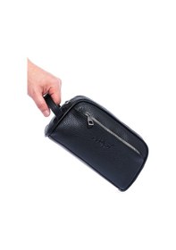 Resim Strong Bag Strong Deri Erkek El Çantası, Erkek Traş Çantası Adm01 Siyah 