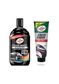 Resim Turtle Wax Renkli Cila Siyah + İnce Çizik Pasta 100 Ml 