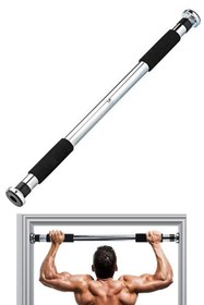 Resim Jet Barfiks Demiri 60-100 Cm Barfix Çubuğu Ayarlanabilir Kapı Duvar Arası Barfiks Çekme Aleti 