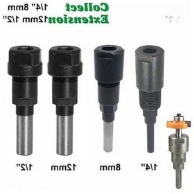 Resim Besthome1 Oluşum Makinesi Freze Uzatma Kolu, 1/2 Uçlu, 8-12mm Çap, Dayanıklı, Hassas İşlem İçin 