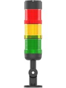 Resim Mesan Ø66 3 Kat Modüler Işıklı Kolon Multi Led Buzzer Devrilme Aparatlı 110-220vac Ms 82631.1.3.2.110-220vac 